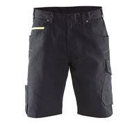 Short de travail Blaklader Ripstop - Noir / Jaune 38