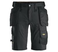 Short de travail extensible AW Snickers, noir, taille 48
