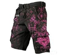 Short De Travail Homme Cargo Court Été Lâche Grande Taille Taille Élastique Shorts Bermudas Camouflage en Plein Militaire Sport Outdoor Plage Extensible avec Poche Pas Cher De Travail