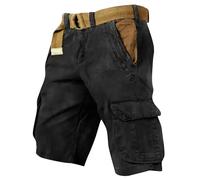 Short de Travail Homme Chantier Vêtement Court Boxe Ete avec Poche Bermudas de Course À Pied Short Jogging Pas Cher Marque sans Filet Tactique Baggy Mes Commandes Cargo Bermuda Bain Homme XXL