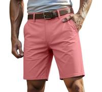 Short De Travail Homme Taille Moyenne- Short Ete Droit Décontracté Chic Y2K Pantacourt Léger Coupe Ample Polyvalent Pants Été Élasticité Vintage Streetwear Bermudas