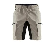 Short de travail services Blaklader STRETCH - Beige / Noir 52