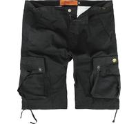 Short de West Coast Choppers - Short Cargo Caine Indéchirable - S à XXL - pour Homme - noir S
