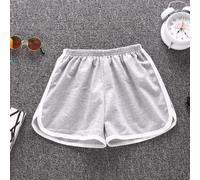 Short de yoga à taille élastique pour femme | Design de couleur contrastée vive, taille élastique, coupe régulière, polyester respirant, idéal pour l'été