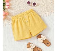Short décontracté à taille élastique pour préadolescentes, adapté pour le printemps et l'été, les sorties, les vacances, les jours fériés. Élégant, décontracté, nouveau style, retour à l'école 8Y,9Y,1