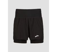 Short D'entraînement 2 En 1 Pour Hommes Brooks High Point 5" 211495001-black S