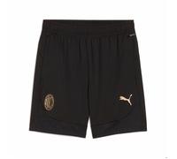A.C. Milan Pantalonci Training Short d'entraînement Saison 2024/25, Technologie dryCELL, Coupe Classique, Noir, M Mixte