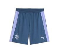Short d'entraînement polyester match OM Bleu L