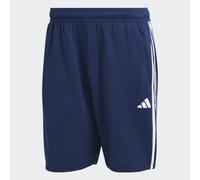 Adidas Homme Train Essentials Piqué 3-Stripes Training Shorts, Dark Blue/White, M