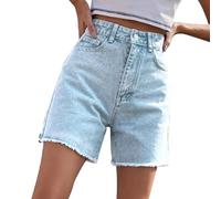 Short d'été décontracté pour Femme - Short Lin Coton Sport Short Gainant Femme Ventre Plat Longueur Genou Baggy Short avec Poches Danse Sport Brillant Boxer Short de Sueur