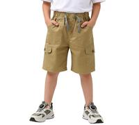 Short d'été décontracté pour garçon, léger, tissé, Confortable, élastique, Pantalon Cinq Points, Tenue de Jeu#3