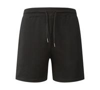 Short D'éTé pour Homme,Short D'éTé en pour Homme Taille éLastique Coupe Droite Respirant DéContracté Cinq Minutes pour Tous Les Jours