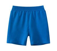 Short d'été pour tout-petit - Couleur unie - Décontracté - Vêtement d'extérieur tendance pour enfants - Short court 146, bleu, 2-3 ans