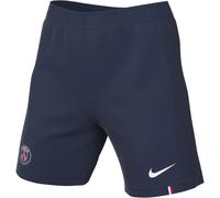 Paris Saint-Germain 2025/26 Stadium Home Nike Dri-Fit Replica Short de Football pour Femme, Midnight Navy/Blanc, HJ5212-410, S