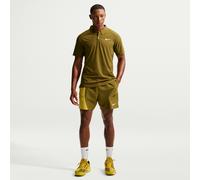 Short Dri-FIT NikeCourt Slam pour homme Olive Flak/Saffron Quartz/Blanc XXL