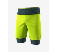 Dynafit - Short léger et respirant - Ultra 2/1 Shorts M Ultra Yellow pour Homme en Silicone - Taille L - Jaune Jaune L