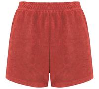 Short Écoresponsable En Éponge - Femme - Pat728 - Rouge Paprika
