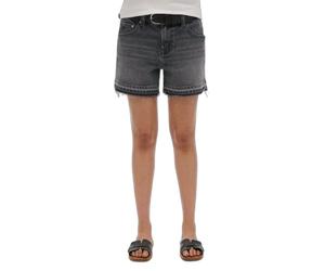 Short effilochÃ© Ã taille mi-haute femme Superdry Noir 29