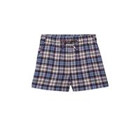Short elastique en coton Ã carreaux femme Superdry Bleu L