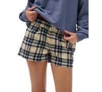 Superdry Short élastique à carreaux en coton Beige XS Femme