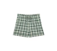 Short elastique en coton à carreaux femme Superdry Vert S