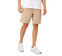 Short en coton biologique - Carhartt WIP - Flint - Taille élastiquée - Poches ouvertes - Poche arrière avec logo M