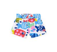 Short En Coton Pour Fille Avec Imprimé Poissons Bleu 6A