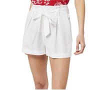 Short en coton Superdry Vintage Paper Bag - Blanc Brillant - Femme S
