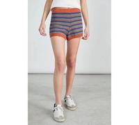 Short en crochet rayÃ©s femme 24 Colours Orange 42