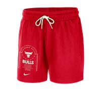 Short en Fleece Nike NBA Chicago Bulls Courtside pour homme University Red/Sail S