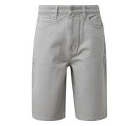 Short en jean dÃ©lavÃ© QS Gris 29