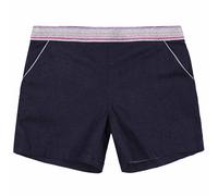 Short En Jean Intersaison Ceinture À Paillettes Poupette Bleu Denim 3/4A