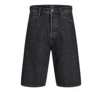 JACK & JONES Short en Jean Extra Baggy fit pour Homme, Jean Noir, M