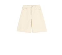 Short en jean jambe large femme Diverse CLTN Denimo Beige L