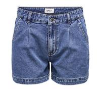Short En Jean Mom Fit Taille Haute Avec Poches Femme Only