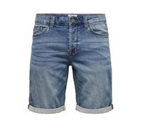 Short en Jean - Only And Sons - Casual - Bleu Denim - 72% Coton - Homme XXL