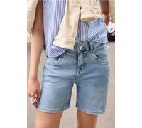 Short en jean Straight Leg, coupe casual