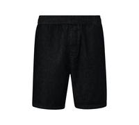 Short en jean taille Ã©lastique avec cordon QS Noir 2XL