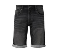 Short en jeans avec revers fixes QS Gris 28