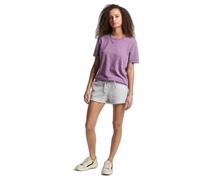Superdry Vintage Logo Emb Jersey Shorts Gris XL Femme