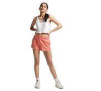 Superdry Vintage Logo Emb Jersey Shorts Orange XL Femme