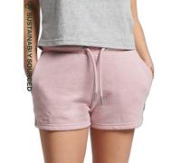 Superdry Vintage Logo Emb Jersey Shorts Rose L Femme