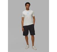 Short En Lin Bleu Marine Pour Hommes C.p. Company Linen Sack Cargo 18cmbe269a110341o-888 M