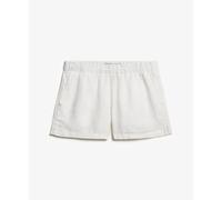 Superdry W7110450a Shorts Blanc S Femme
