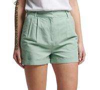 Short en lin femme Superdry Studios Bleu S