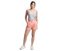 Superdry Studios Linen Shorts Orange XS Femme