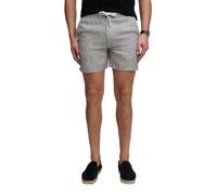 Superdry Merchant Linen Shorts Gris L Homme