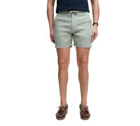 Superdry Merchant Linen Shorts Vert L Homme