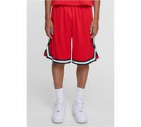 Urban Classics Stripe Mesh Shorts Rouge 2XL Homme