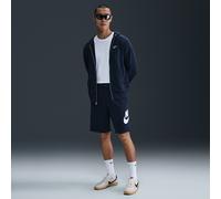 Short en molleton Alumni Nike Club pour homme Obsidian/Obsidian/Blanc M